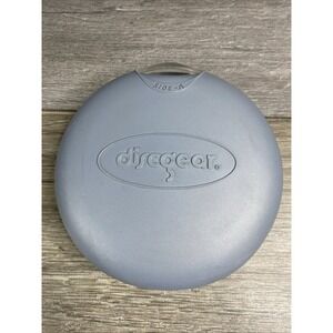 DiscGear Discus 20 Disc CD DVD Holder Hard Shell Gray 2 Side Storage Carry Case